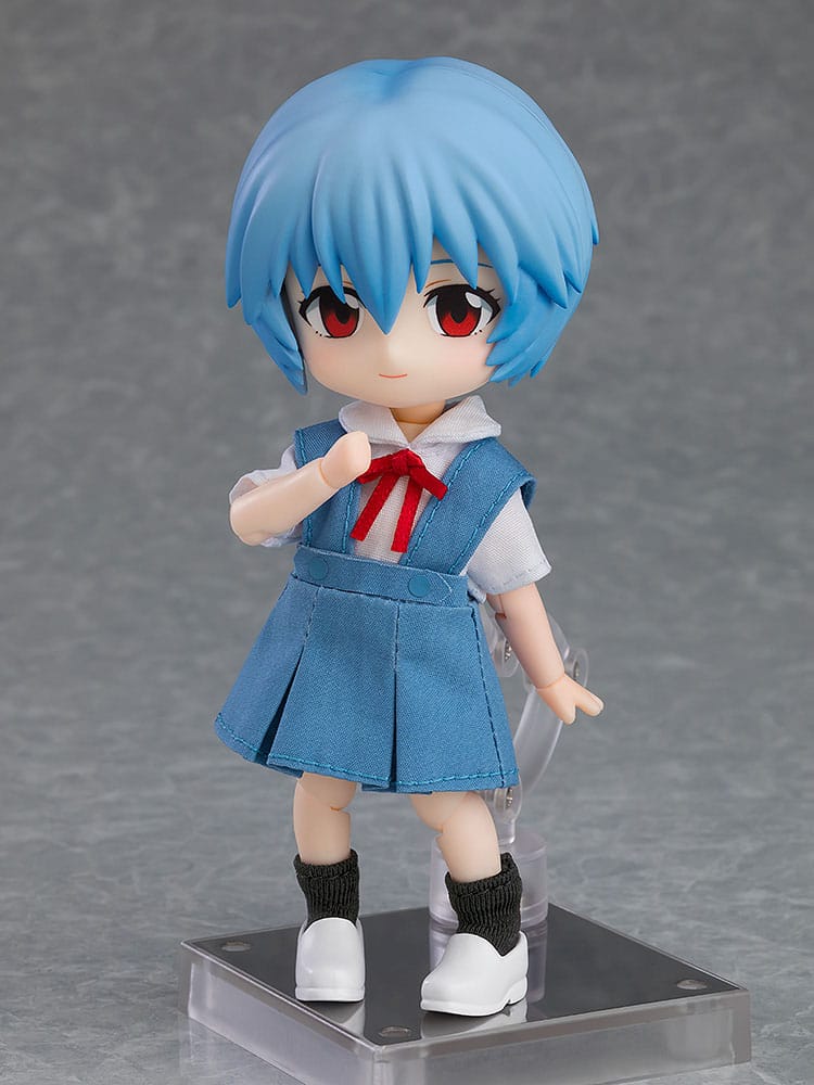 Rebuild of Evangelion Nendoroid Doll Action Figure Rei Ayanami / Asuka Shikinami Langley 10 cm