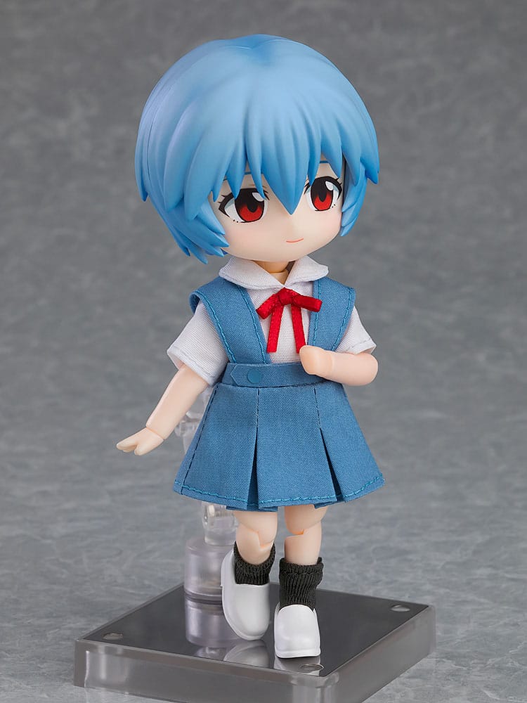 Rebuild of Evangelion Nendoroid Doll Action Figure Rei Ayanami / Asuka Shikinami Langley 10 cm