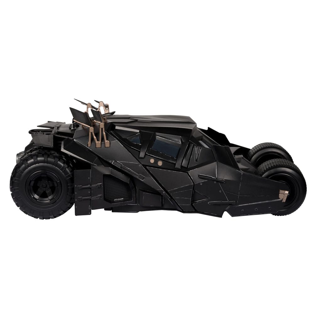 DC Multiverse Vehicle Tumbler with Lucuis Fox (The Dark Knight) (Gold Label)