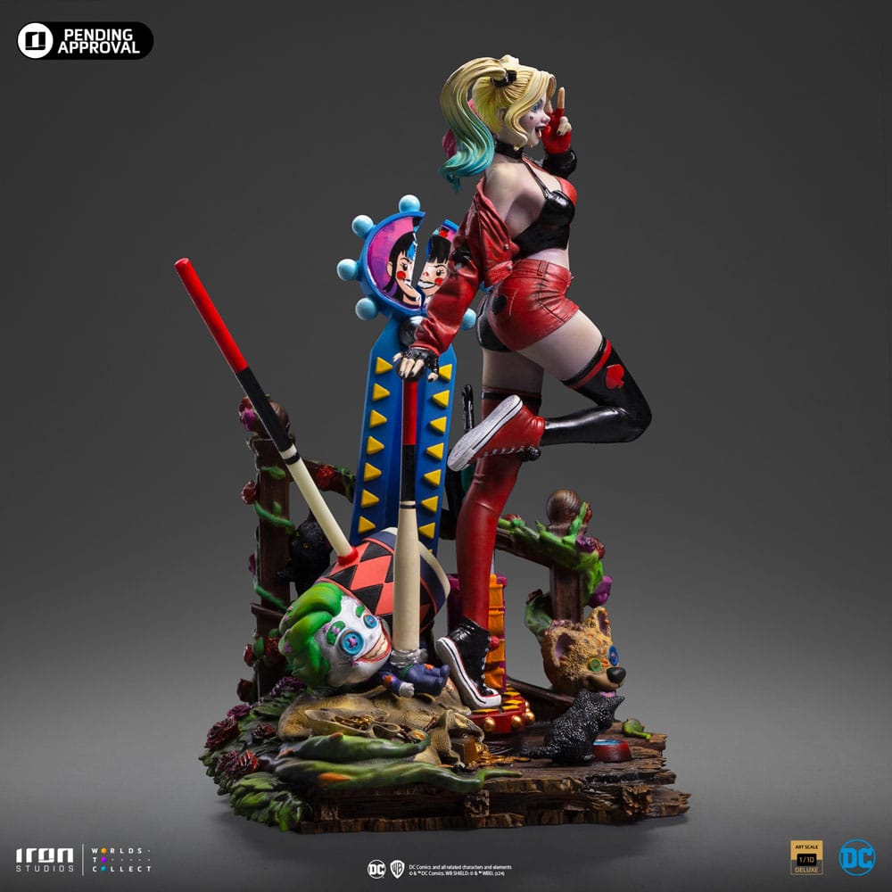 DC Comics Deluxe Art Scale Statue 1/10 Harley Quinn (Gotham City Sirens) 22 cm