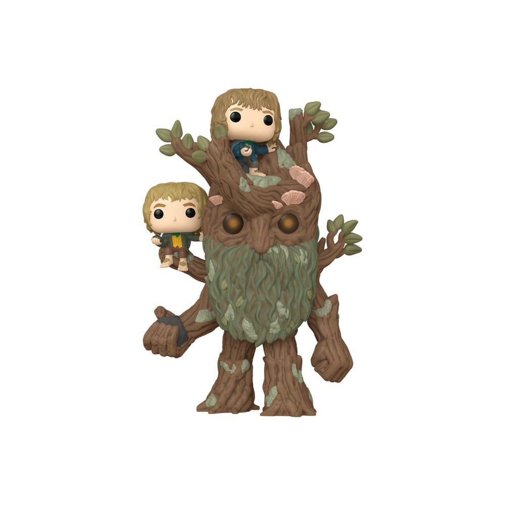 The Lord of the Rings Super Sized POP! Animation Vinyl Figure Treebeard w/Merry & Pippin 15 cm