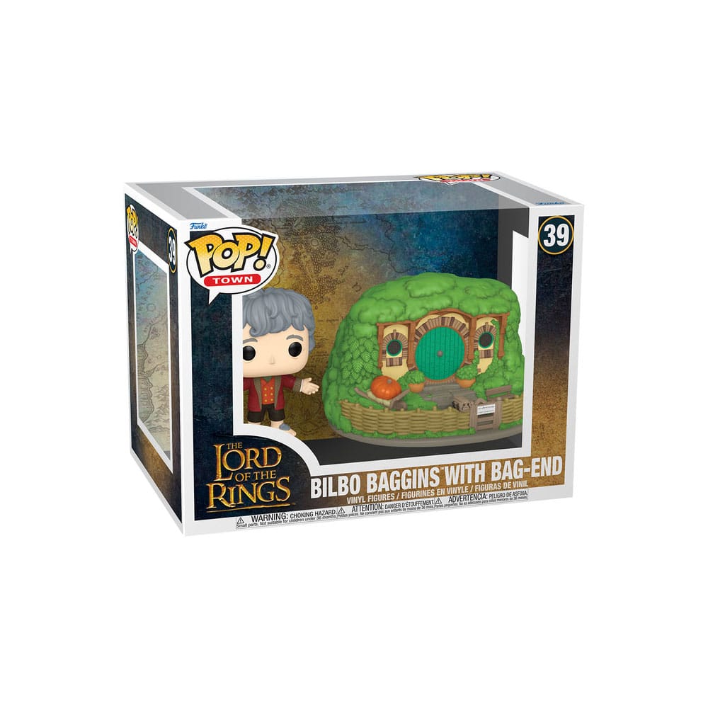 The Lord of the Rings POP! Town Vinyl Figure Bilbo & Bag End 9 cm