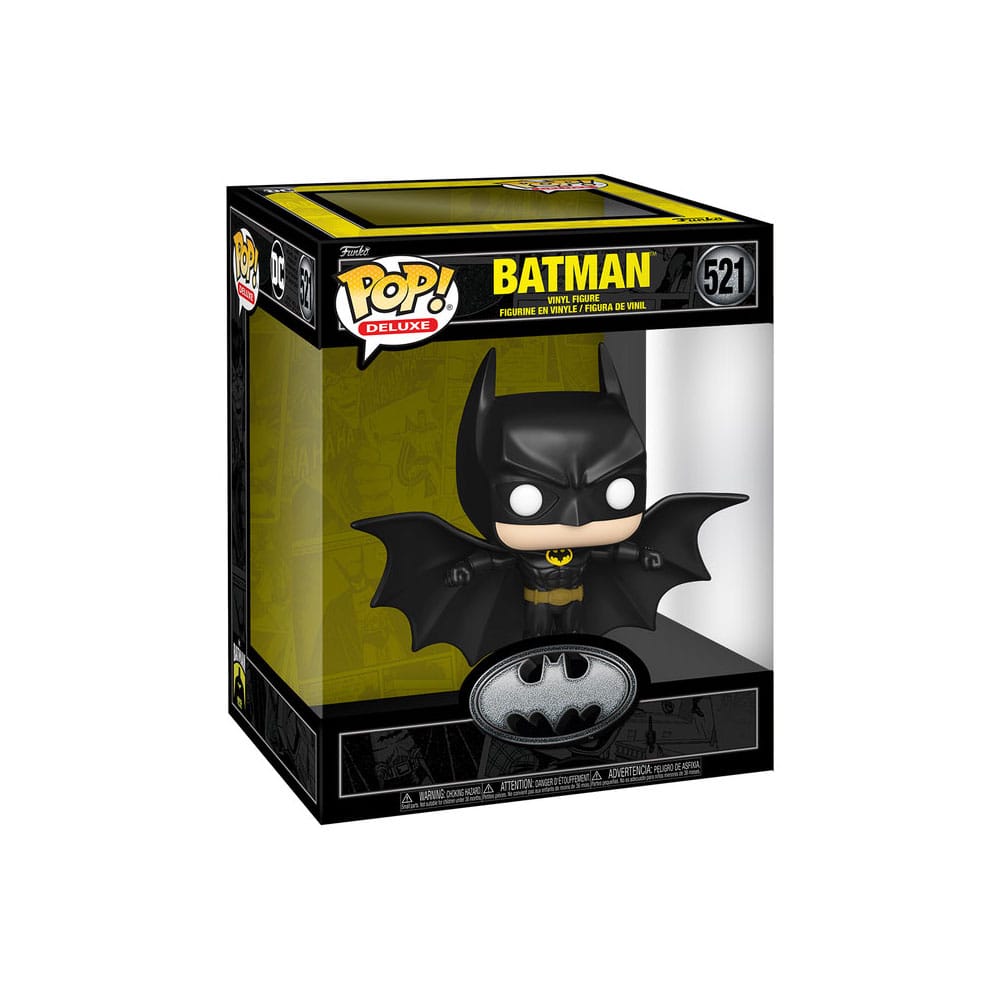 Batman 85th Anniversary POP! Deluxe Vinyl The Joker Beach / Batman Soaring / Batman w/Batmobile 9 cm