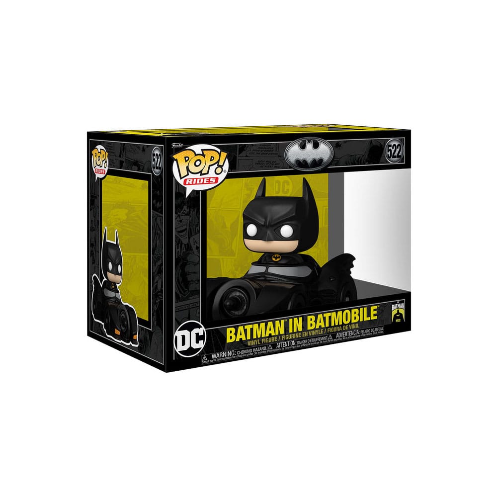 Batman 85th Anniversary POP! Deluxe Vinyl The Joker Beach / Batman Soaring / Batman w/Batmobile 9 cm