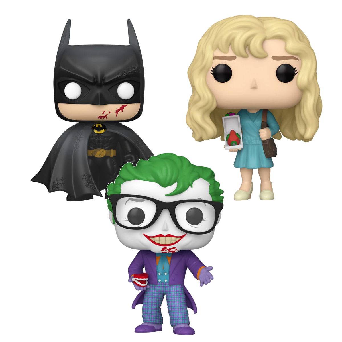 Batman 85th Anniversary POP! Movies Vinyl Figure Batman / Joker / Vicky Vale 9 cm