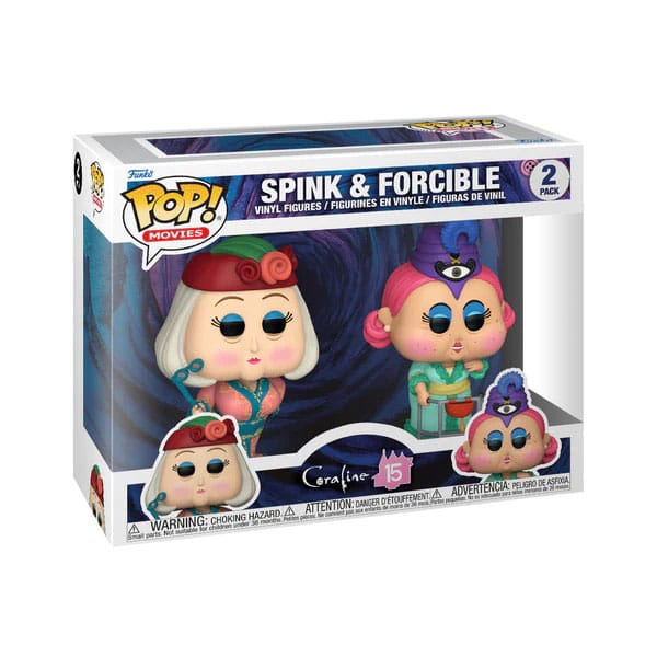 Coraline 15th Anniversary POP! Animation Vinyl Figures 2-Pack Spink&Forcible 9 cm