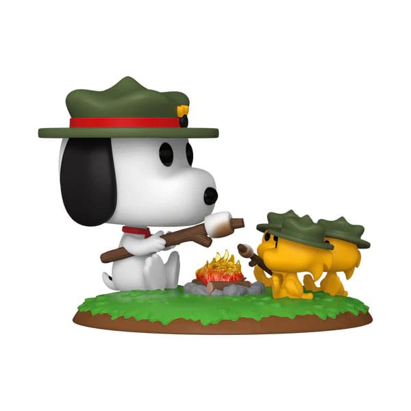 Peanuts POP! Deluxe Vinyl Figure Snoopy w/WoodStock (Camping) 9 cm