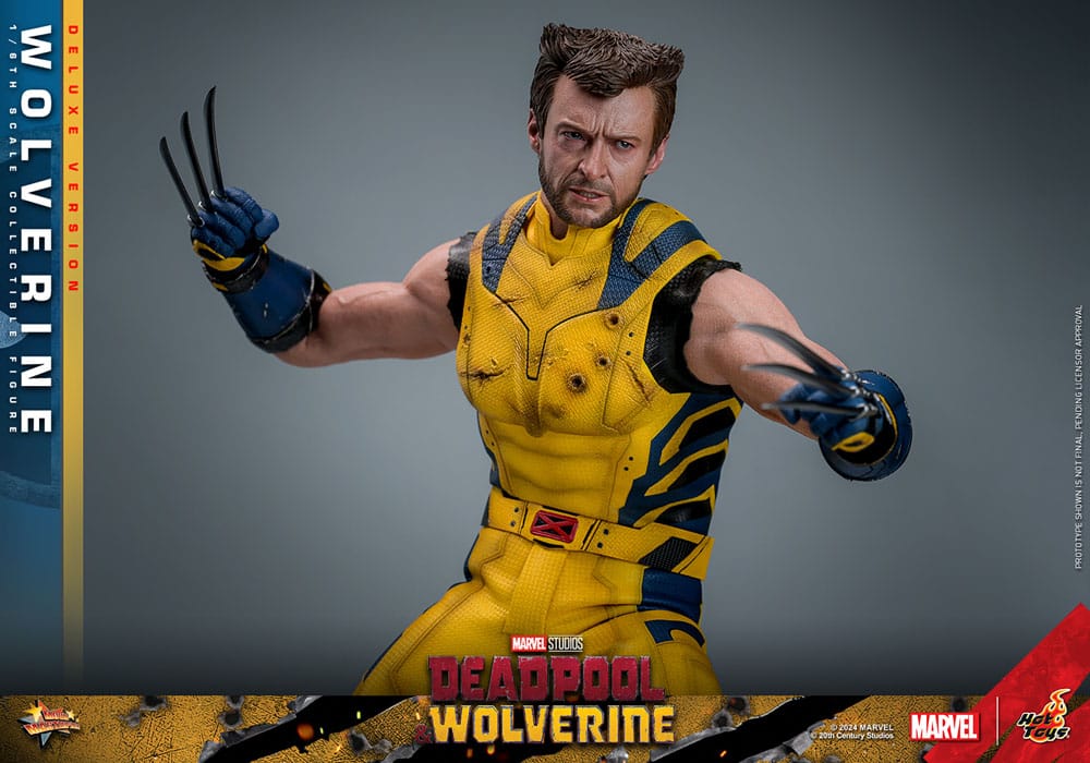 Deadpool & Wolverine Movie Masterpiece Action Figure 1/6 Wolverine (Deluxe Version) 31 cm