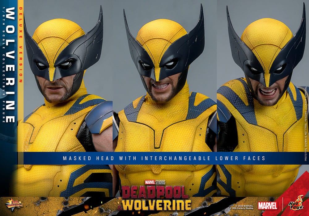 Deadpool & Wolverine Movie Masterpiece Action Figure 1/6 Wolverine (Deluxe Version) 31 cm