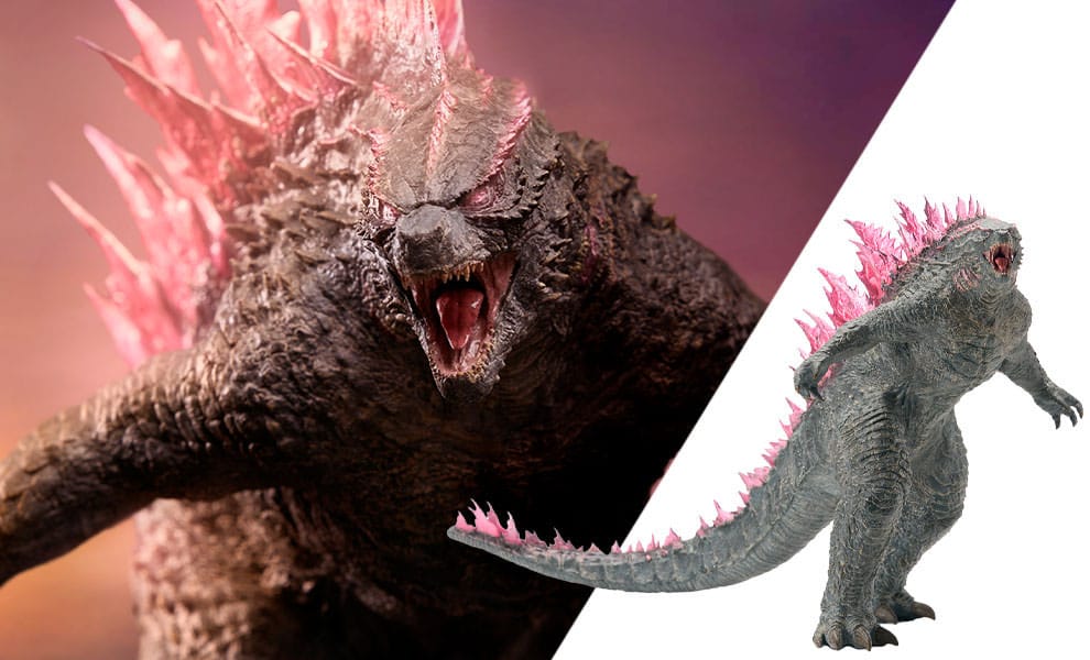 Godzilla Hall of FamePVC Statue Godzilla 2024 Evolved Form (Heat Ray Version) 27 cm