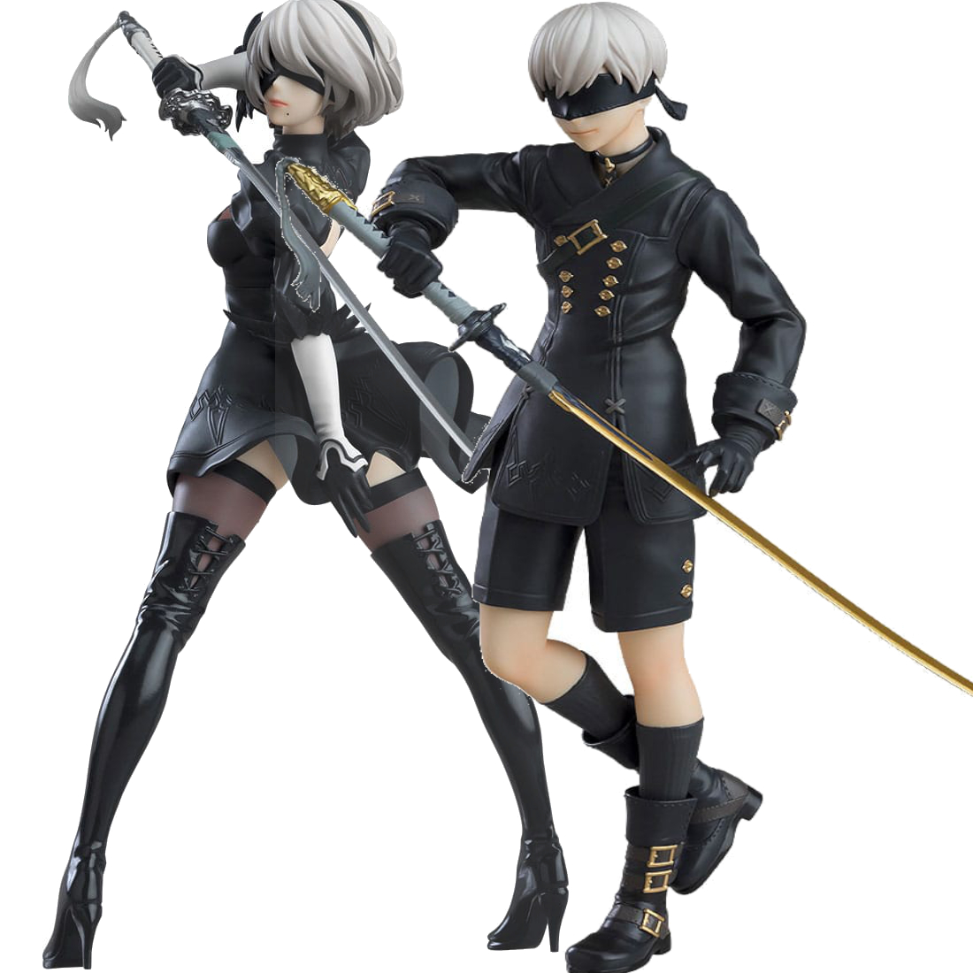 Nier Automata Ver 1.1A Pop Up Parade PVC Statue 9S/2B YoRHa No.9/2 Type S/B 16 cm