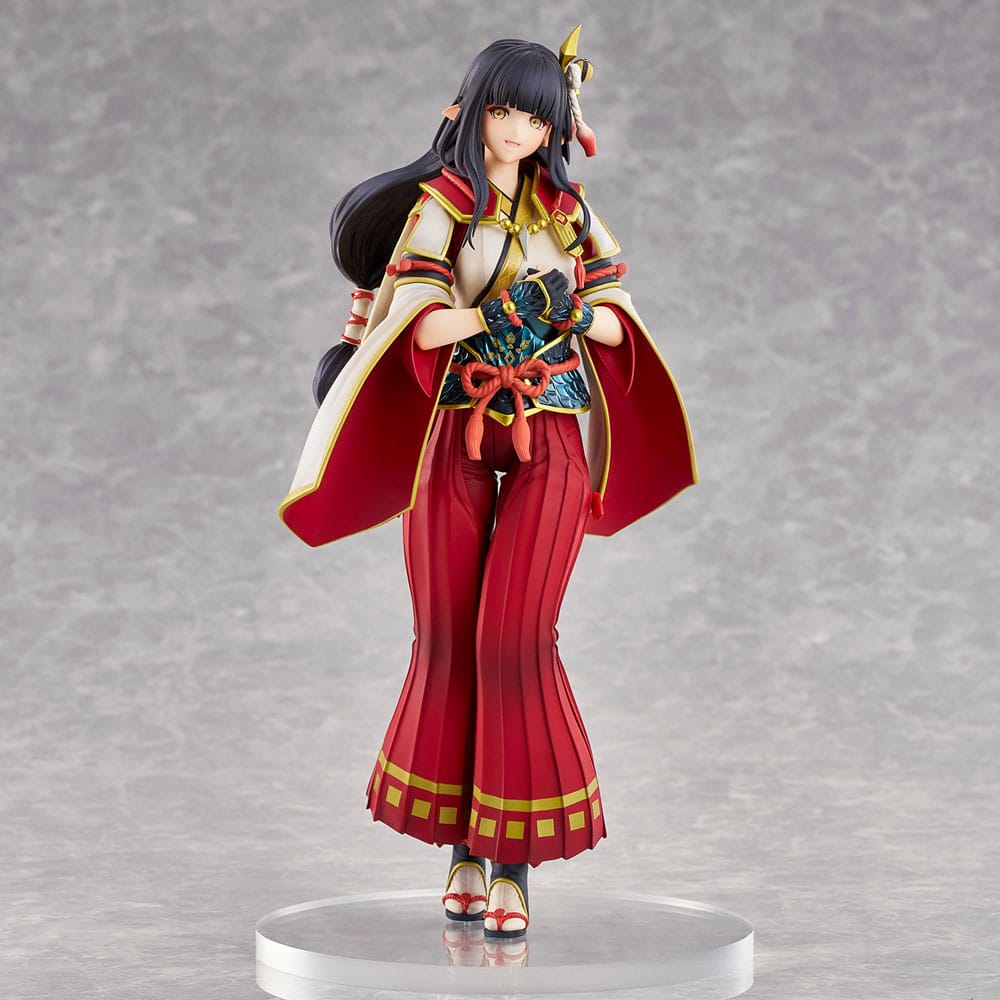 Monster Hunter Rise Statue PVC Minoto the Hub Maiden / Hinoa the Quest Maiden 26 cm