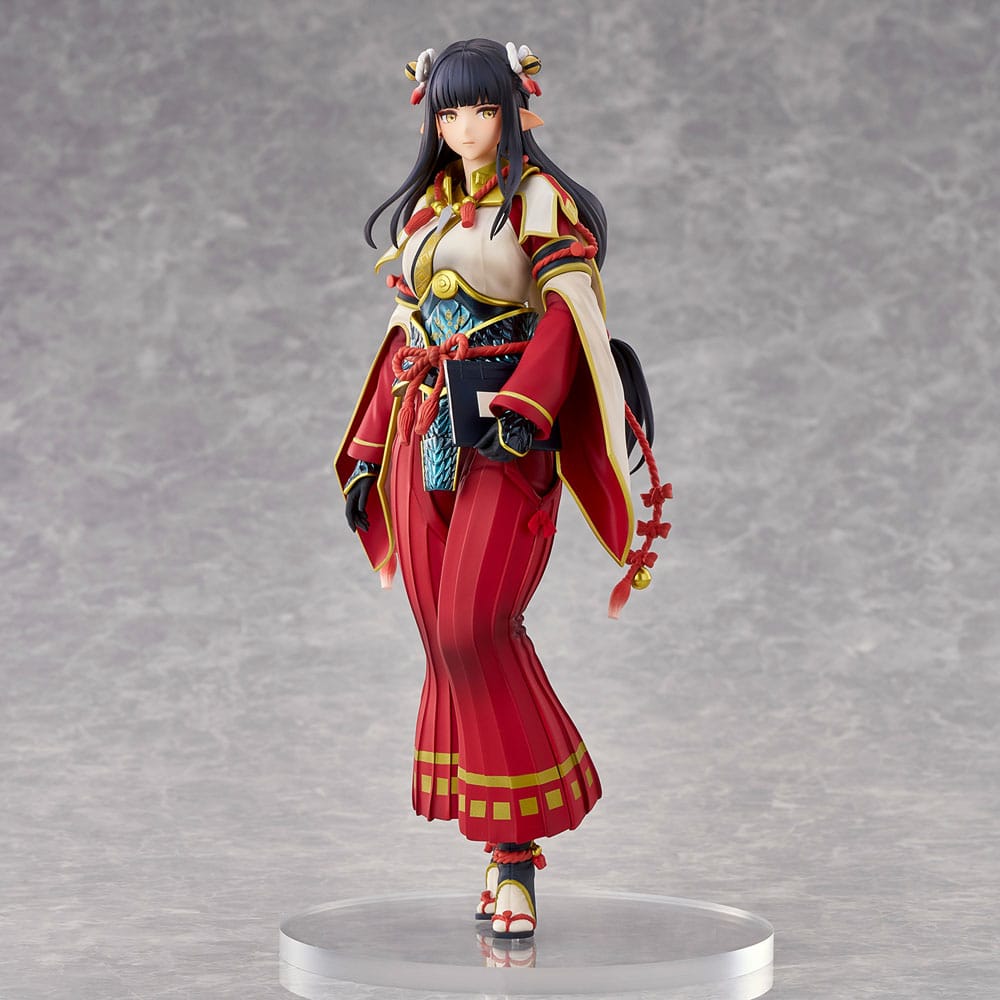 Monster Hunter Rise Statue PVC Minoto the Hub Maiden / Hinoa the Quest Maiden 26 cm