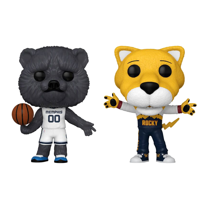 NBA Mascots POP! Sports Vinyl Figure Denver / Memphis - Rocky / Grizz 9 cm