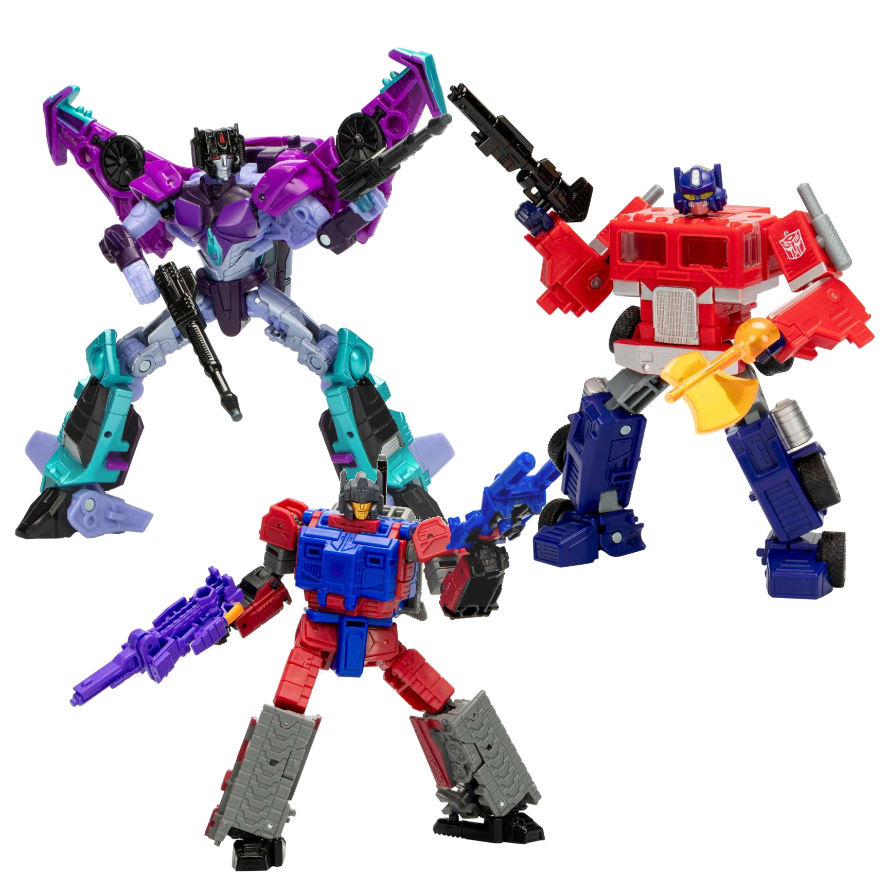 Transformers Legacy Cyberverse / G1 Universe Slipstream / Optimus Prime / Quake Action Figure