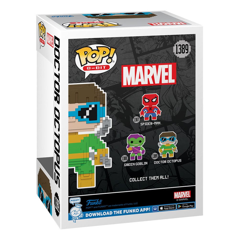 Marvel POP! 8-Bit Vinyl Figure Doc Ock / Spider-Man / Green Goblin 9 cm