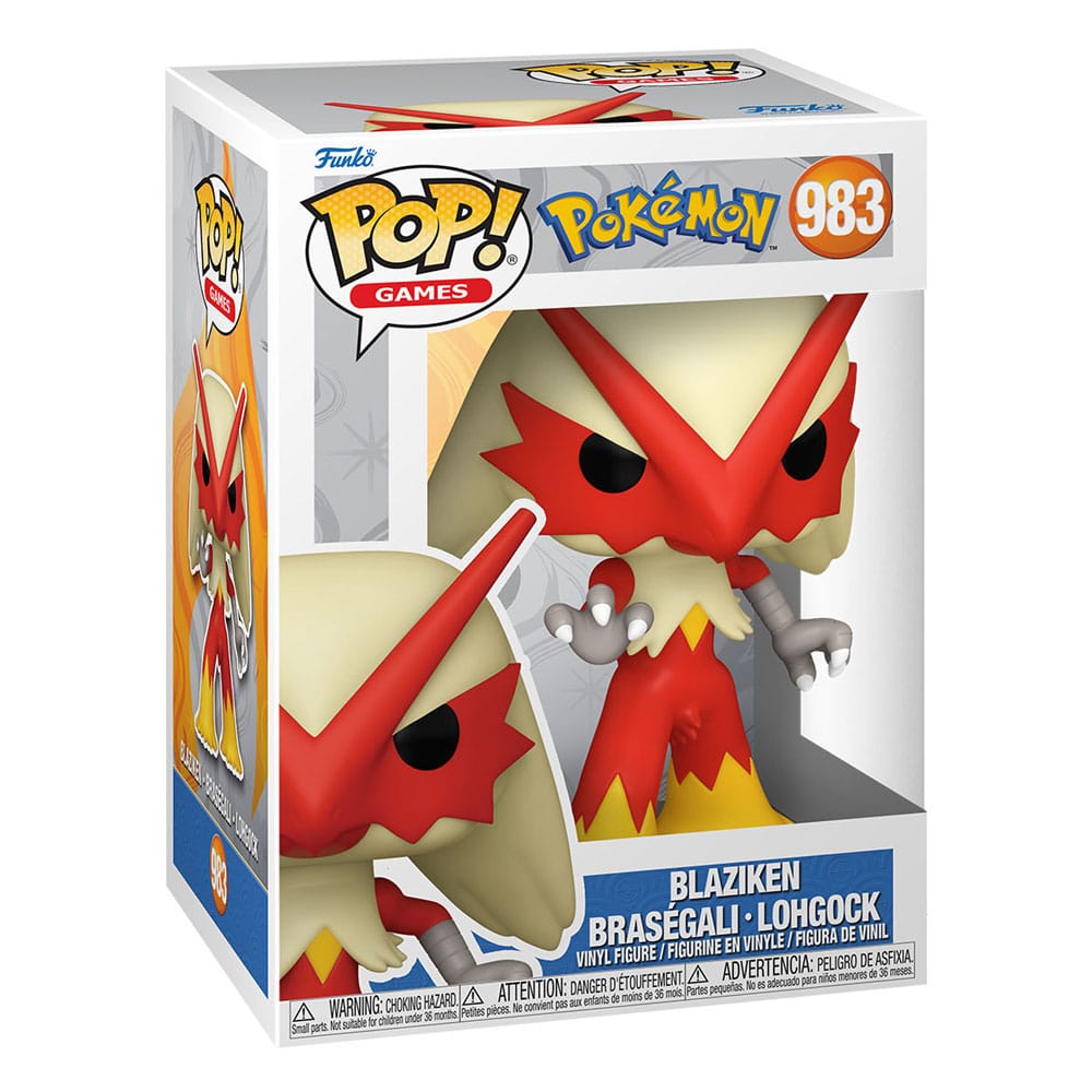 Pokemon POP! Games Vinyl Figure Sprigatito / Teddyursa / Blaziken (EMEA) 9 cm