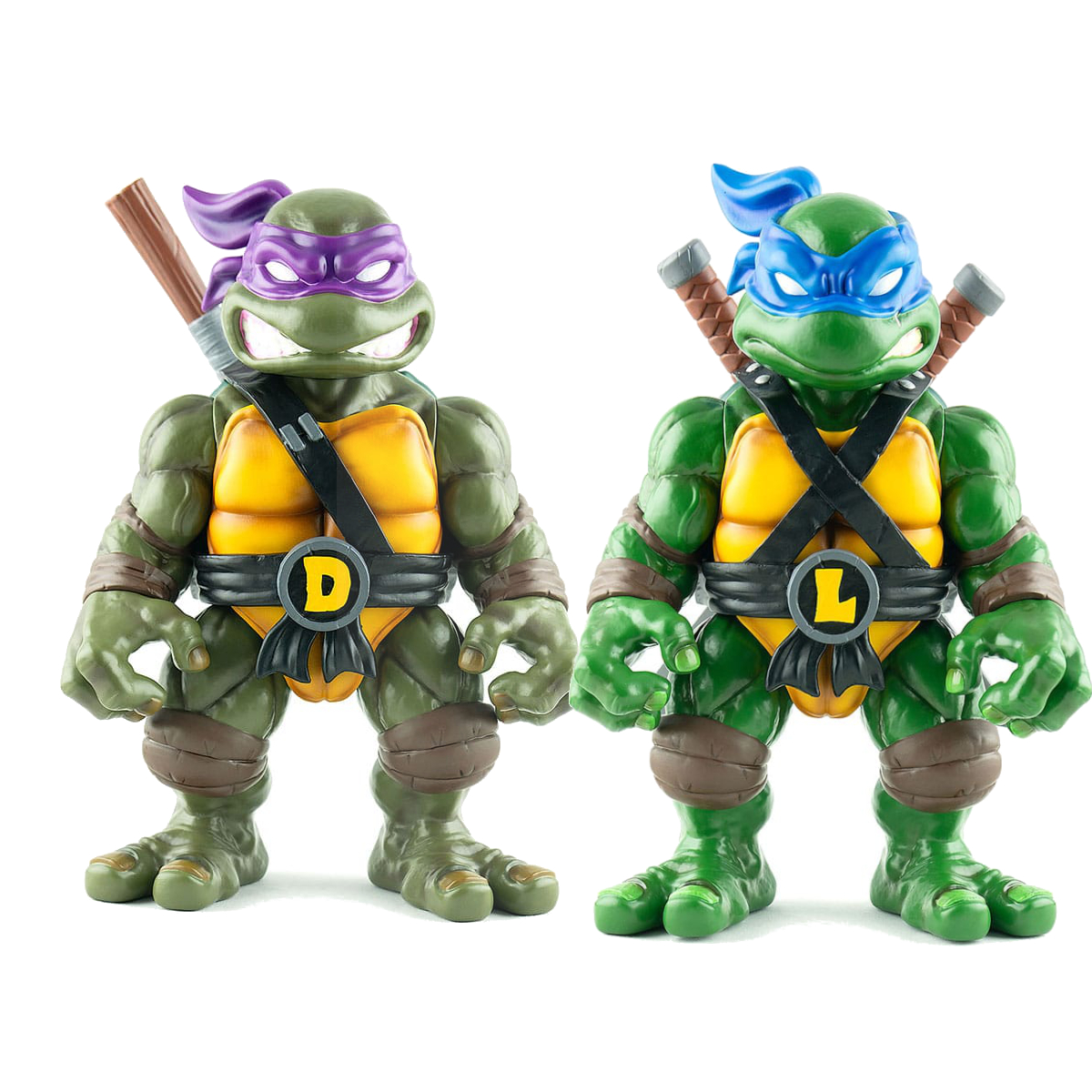 Teenage Mutant Ninja Turtles Soft Vinyl Figure Leonardo / Donatello 25 cm