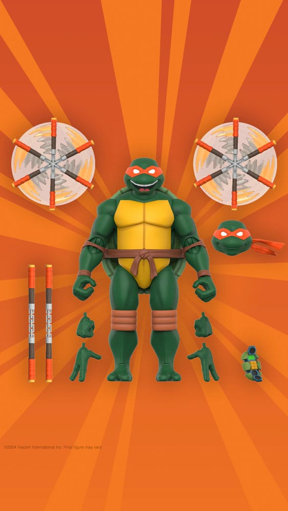 Teenage Mutant Ninja Turtles Ultimates Wave 12 Michelangelo / Leonardo / Donatello / Raffaello 18 cm