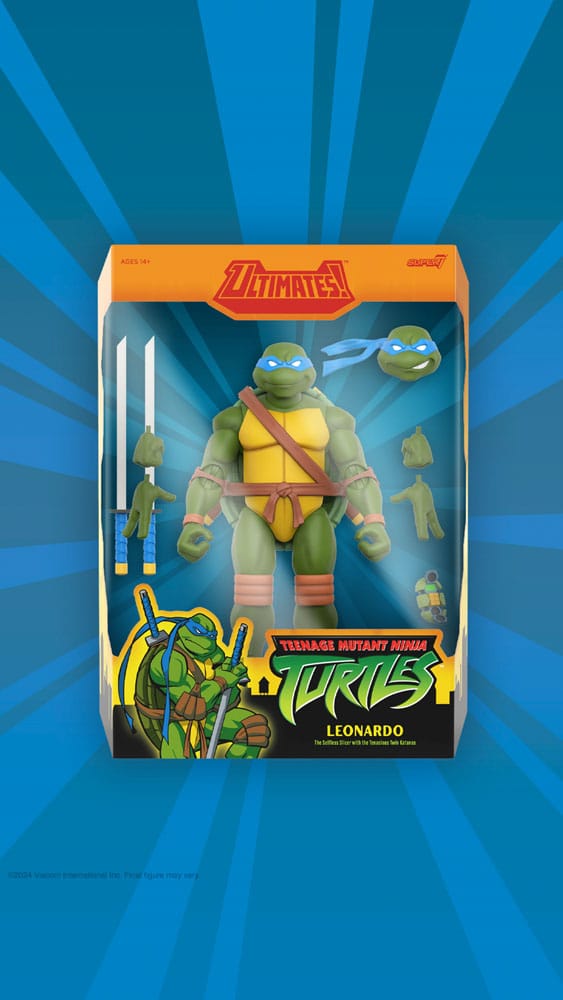 Teenage Mutant Ninja Turtles Ultimates Wave 12 Michelangelo / Leonardo / Donatello / Raffaello 18 cm