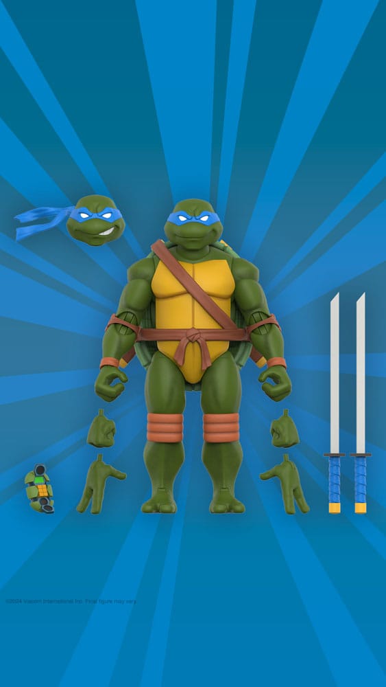 Teenage Mutant Ninja Turtles Ultimates Wave 12 Michelangelo / Leonardo / Donatello / Raffaello 18 cm