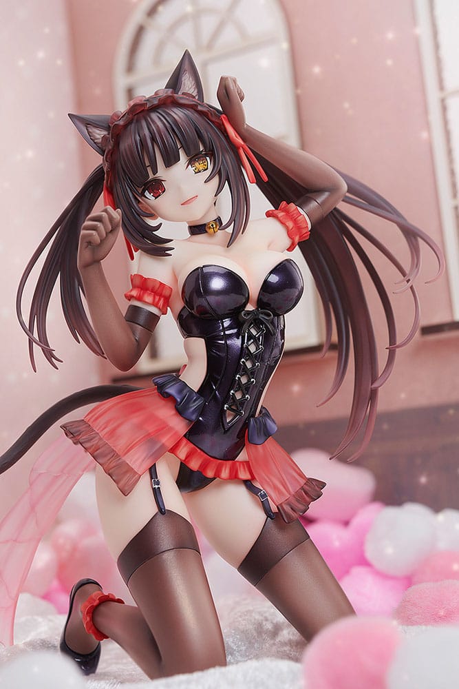 Date A Live Statue 1/7 Kurumi Tokisaki Cat Ears Ver. 17 cm