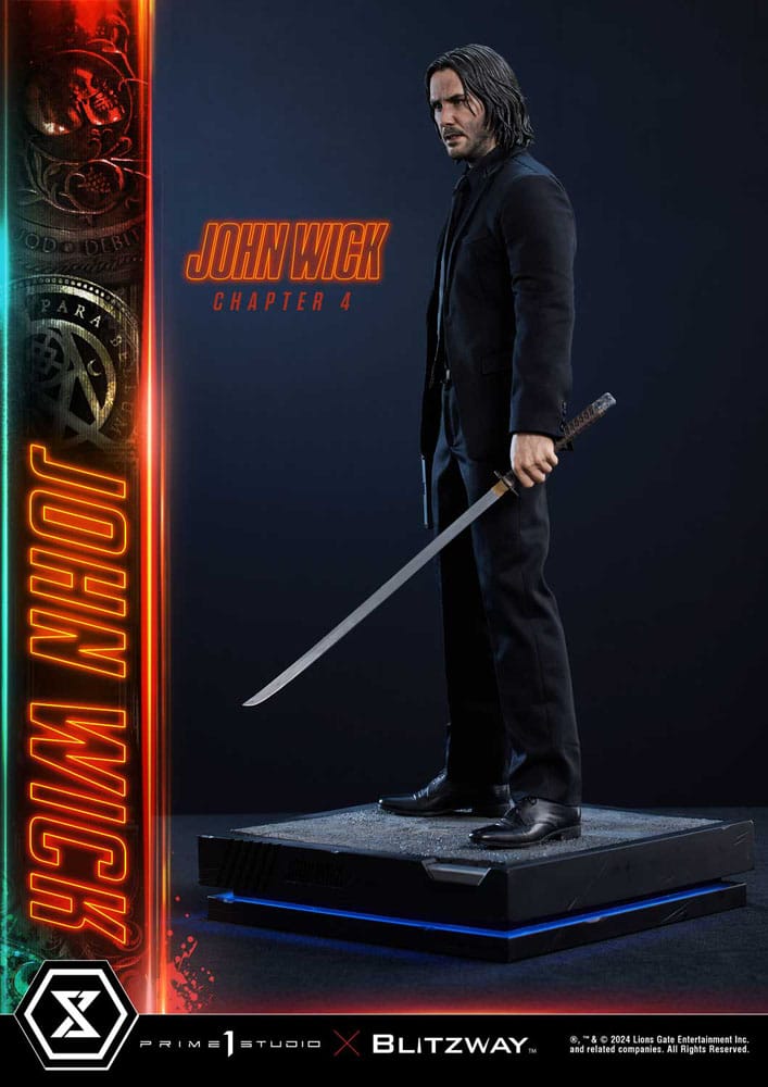 John Wick Chapter 4 Ultimate Premium Masterline Series Statue 1/4 John Wick Deluxe Version 54 cm