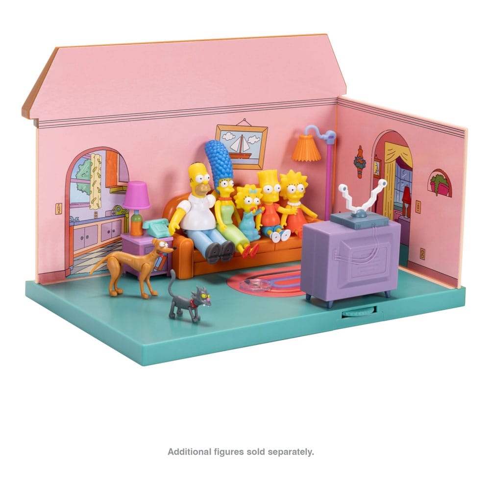 Simpsons Mini Figure Playset Living Room