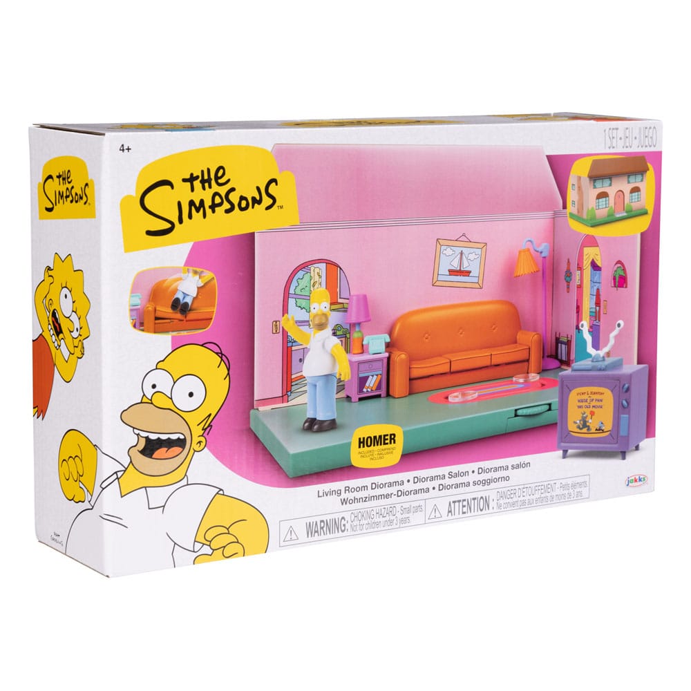 Simpsons Mini Figure Playset Living Room