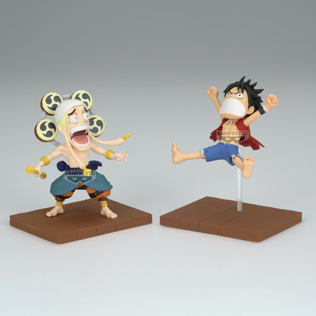 One Piece: WCF Log Stories - Monkey.D.Luffy & Enel Figure 8 cm