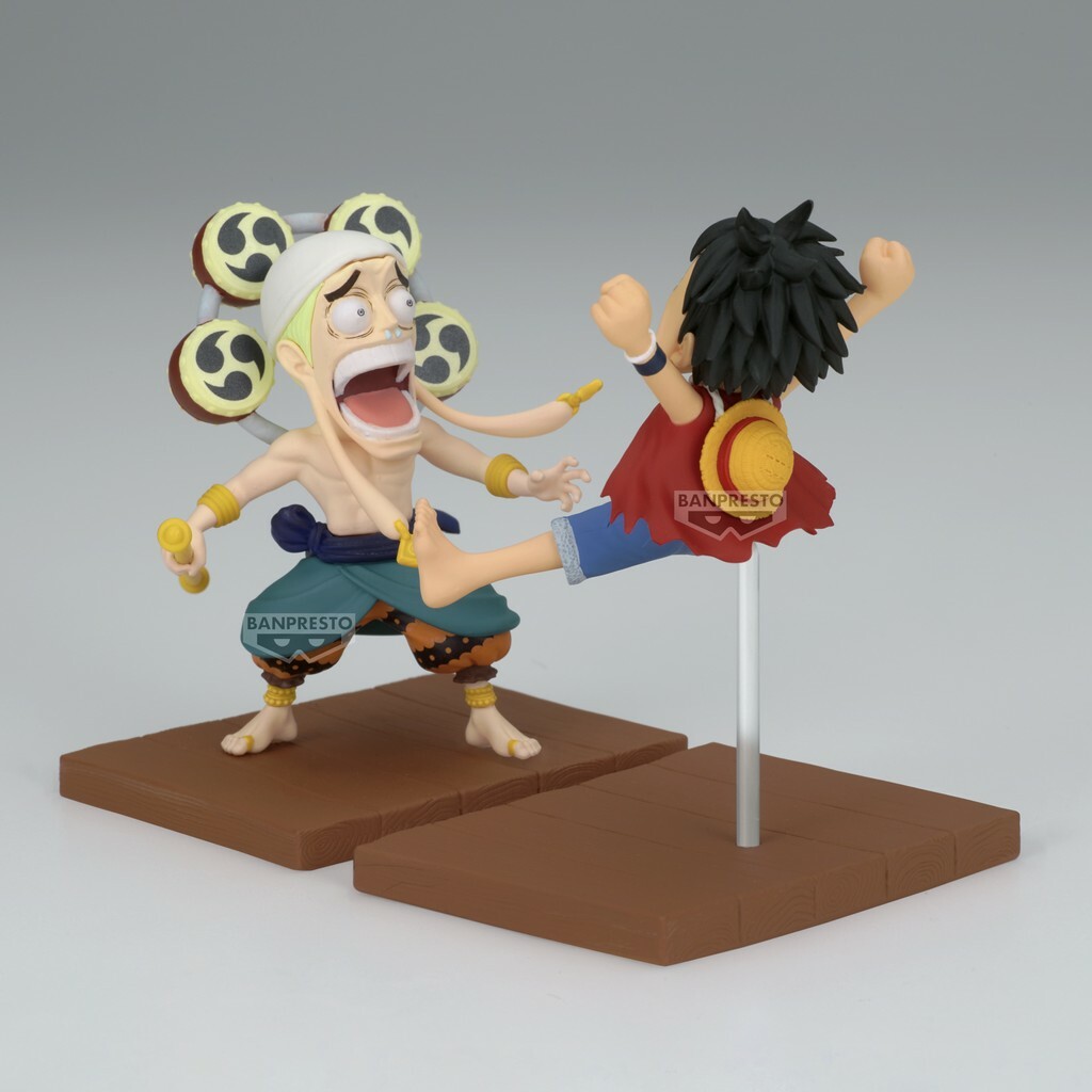 One Piece: WCF Log Stories - Monkey.D.Luffy & Enel Figure 8 cm