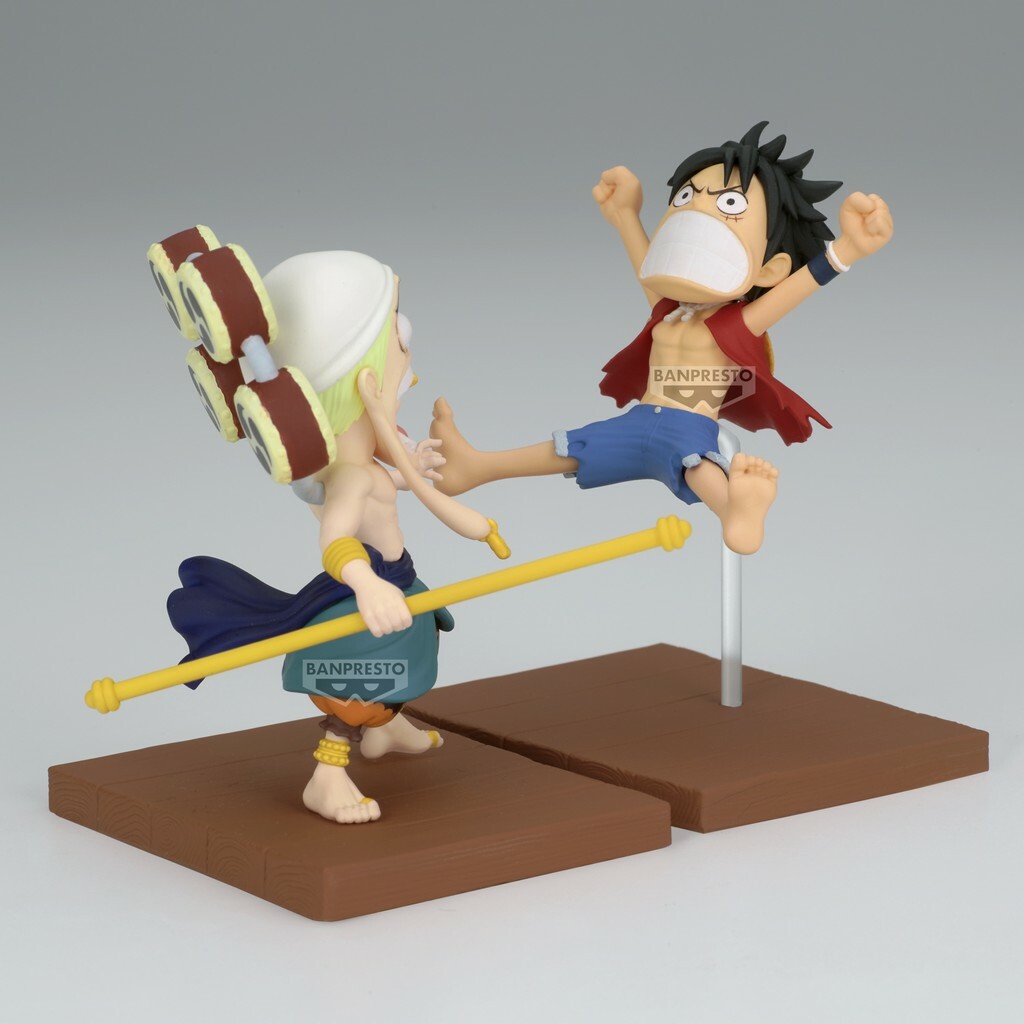 One Piece: WCF Log Stories - Monkey.D.Luffy & Enel Figure 8 cm