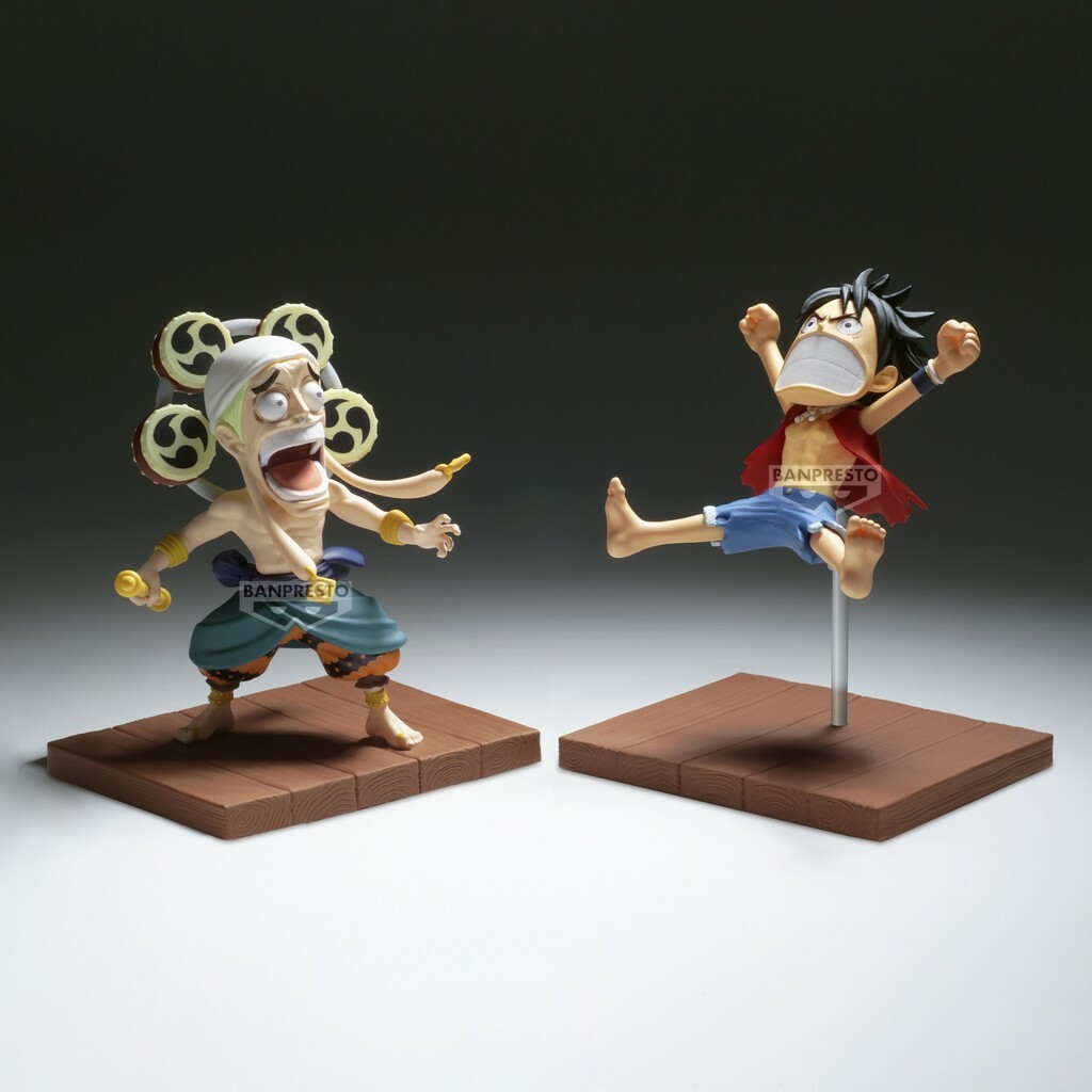 One Piece: WCF Log Stories - Monkey.D.Luffy & Enel Figure 8 cm