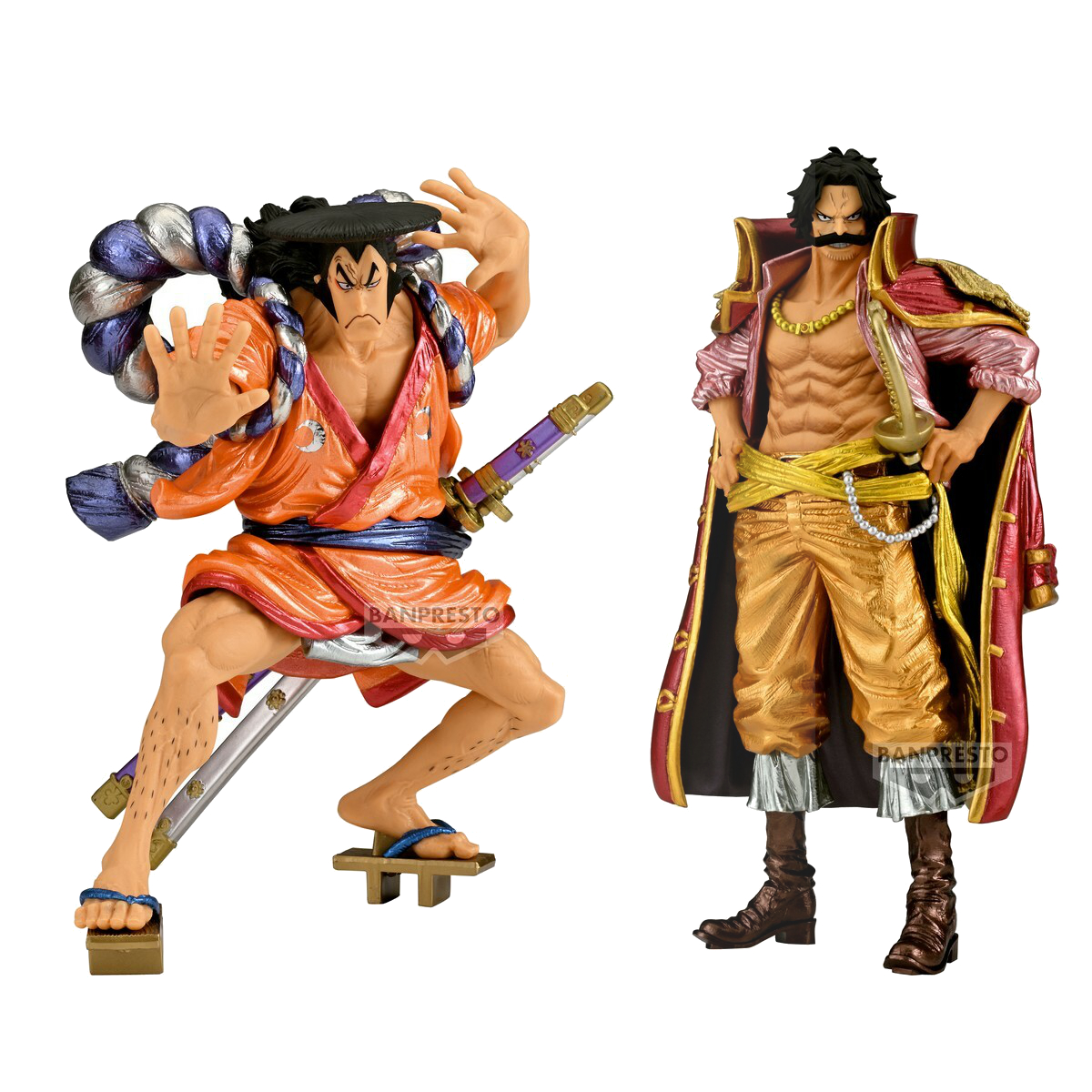 One Piece: King Of Artist - Gol.D.Roger / Kouzuki Oden Figure 23-17 cm