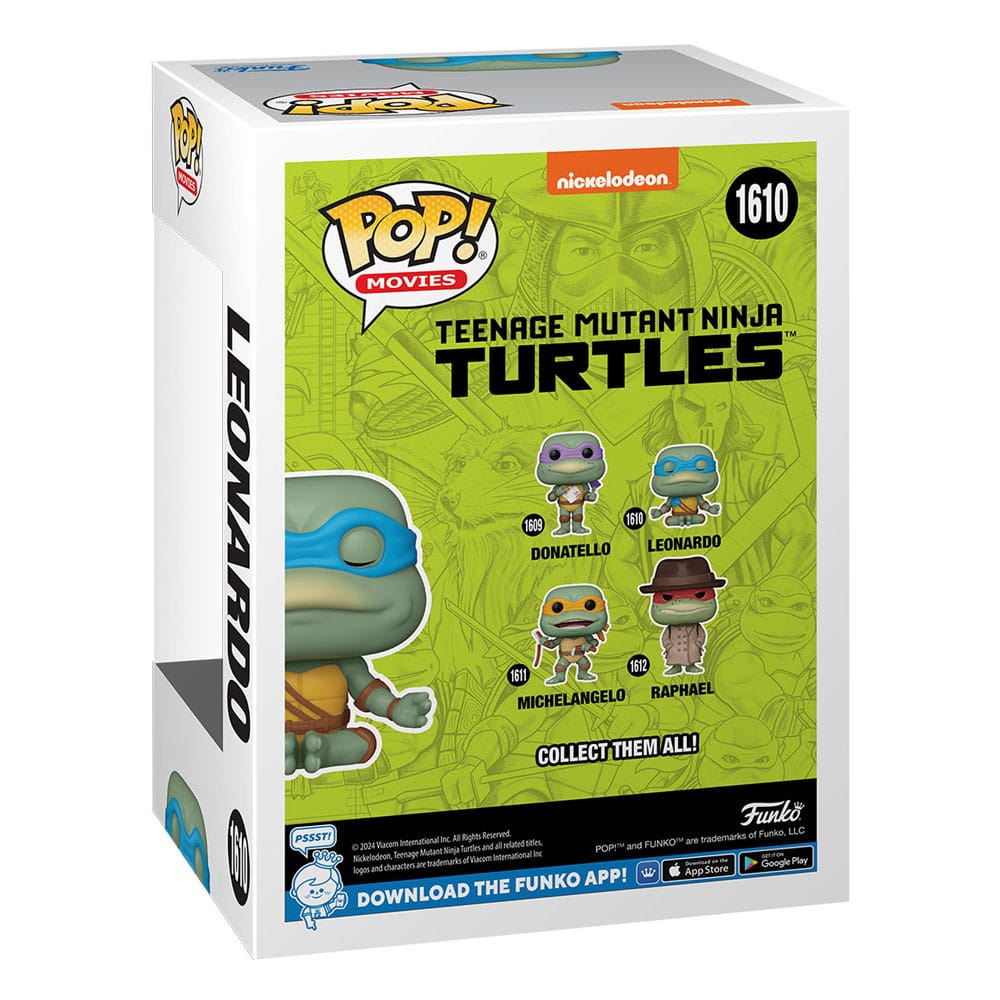 TMNT POP! Movies Vinyl Figure Donatello / Leonardo / Raffaello / Michelangelo9 cm