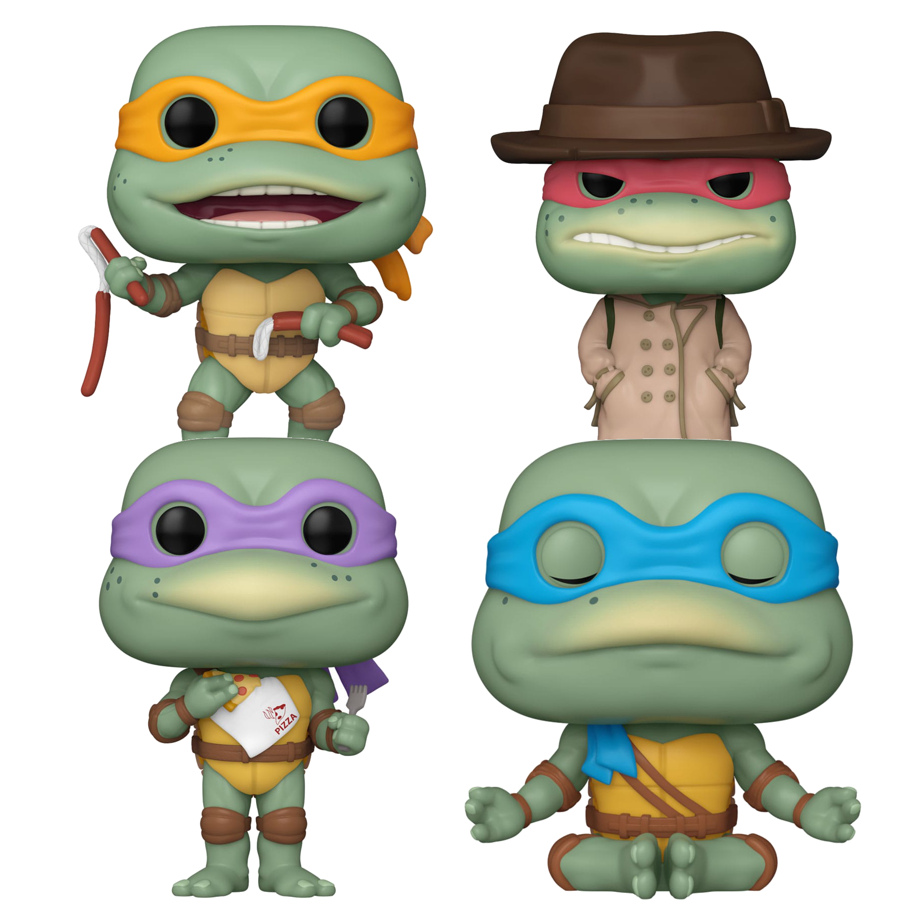 TMNT POP! Movies Vinyl Figure Donatello / Leonardo / Raffaello / Michelangelo9 cm