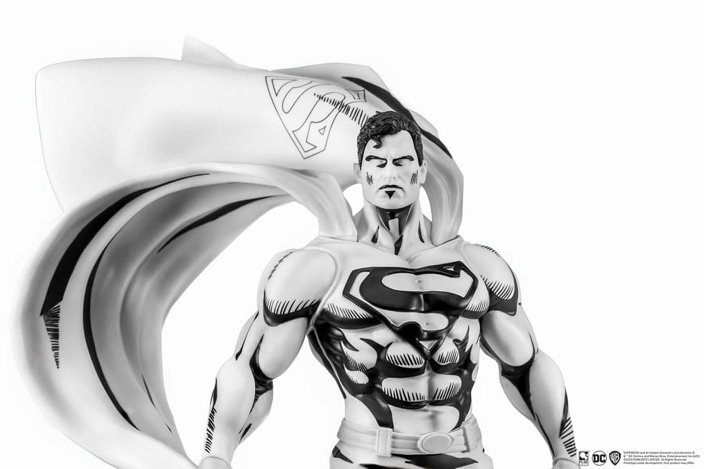 Batman / Superman PX PVC Statue 1/8 SDCC 2024 Superman / Batman Black & White Version 30 cm