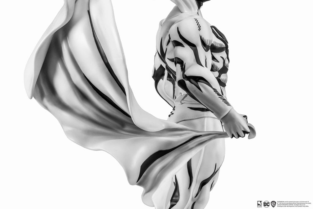 Batman / Superman PX PVC Statue 1/8 SDCC 2024 Superman / Batman Black & White Version 30 cm