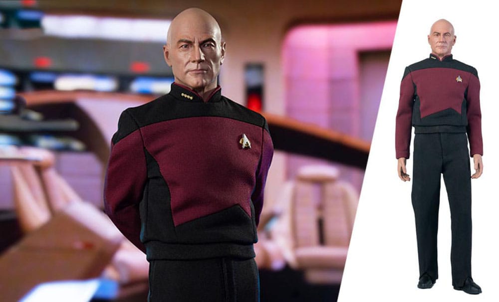 Star Trek: Action Figure 1/6 Captain Jean-Luc Picard (Essential Duty Uniform) 30 cm