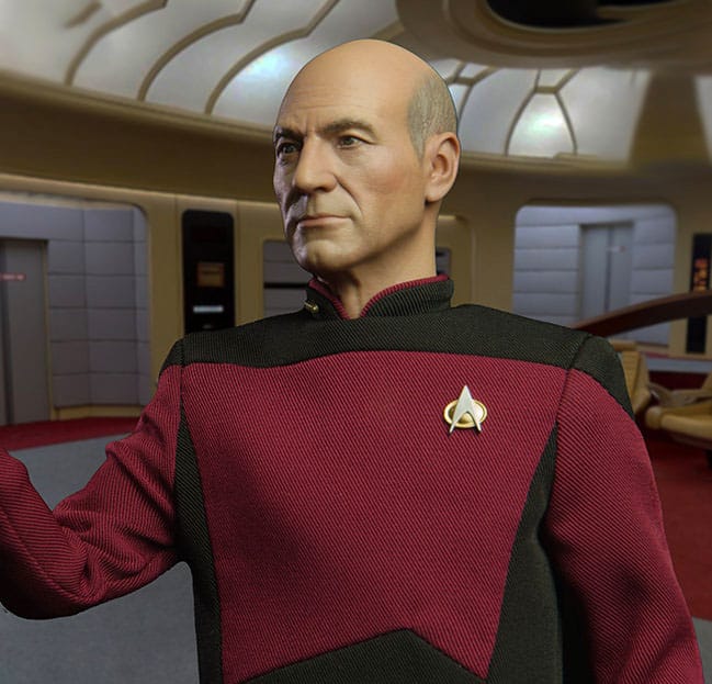 Star Trek: Action Figure 1/6 Captain Jean-Luc Picard (Essential Duty Uniform) 30 cm