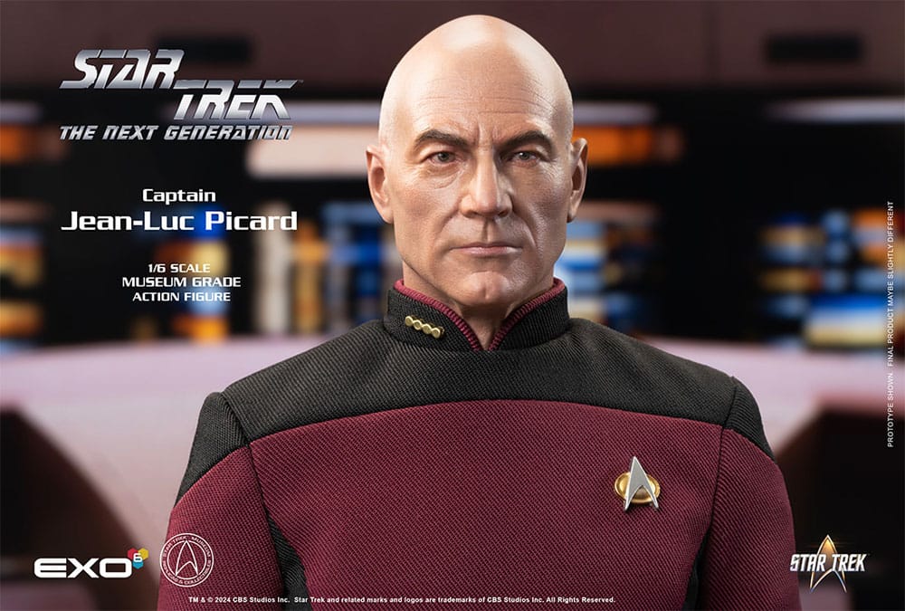 Star Trek: Action Figure 1/6 Captain Jean-Luc Picard (Essential Duty Uniform) 30 cm