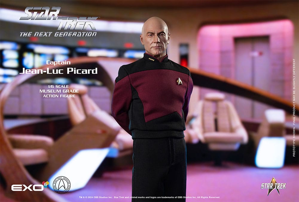 Star Trek: Action Figure 1/6 Captain Jean-Luc Picard (Essential Duty Uniform) 30 cm