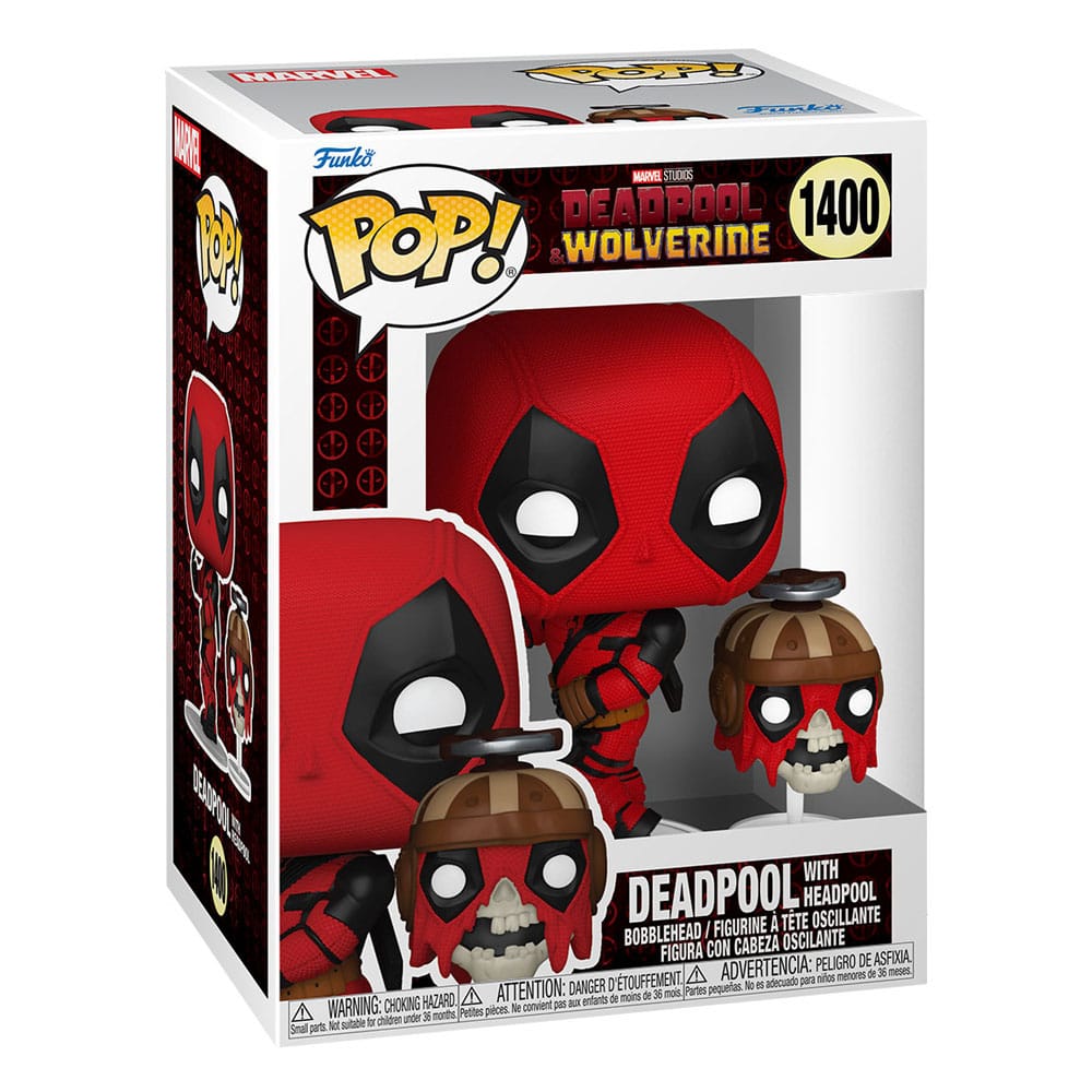 Deadpool 3 POP! Vinyl Figure Dogpool /  Deadpool w/Headpool / Wolverine w/ Babypool / Kidpool   9 cm