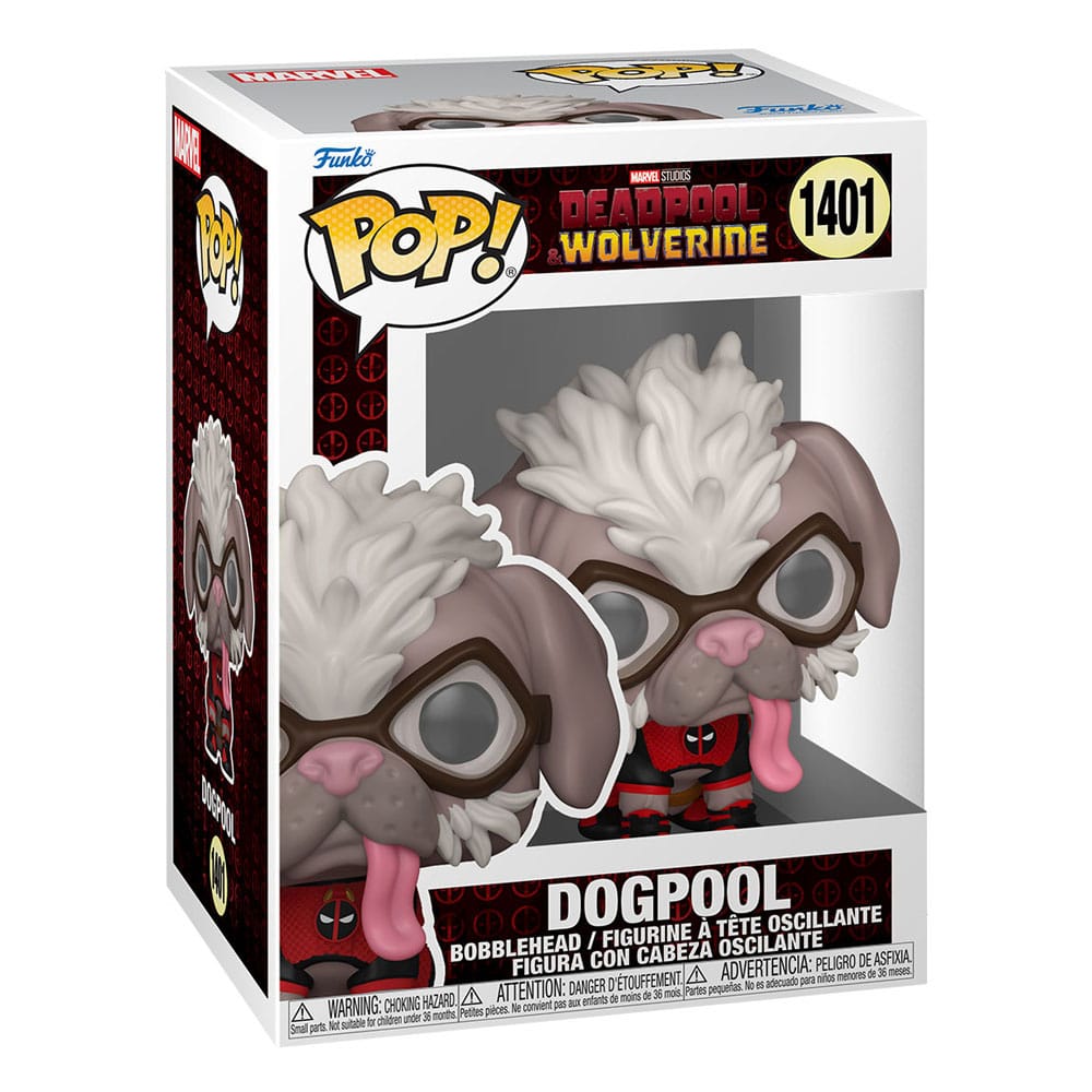 Deadpool 3 POP! Vinyl Figure Dogpool /  Deadpool w/Headpool / Wolverine w/ Babypool / Kidpool   9 cm