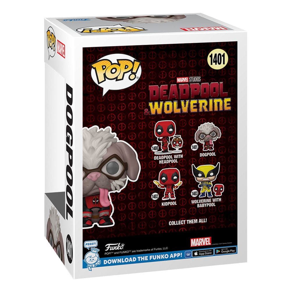 Deadpool 3 POP! Vinyl Figure Dogpool /  Deadpool w/Headpool / Wolverine w/ Babypool / Kidpool   9 cm