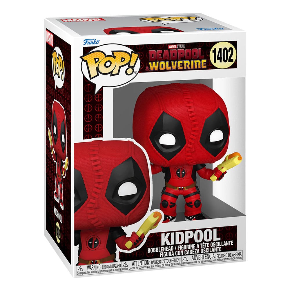 Deadpool 3 POP! Vinyl Figure Dogpool /  Deadpool w/Headpool / Wolverine w/ Babypool / Kidpool   9 cm