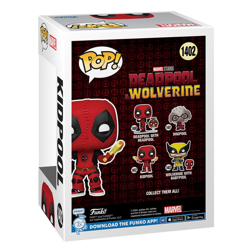 Deadpool 3 POP! Vinyl Figure Dogpool /  Deadpool w/Headpool / Wolverine w/ Babypool / Kidpool   9 cm