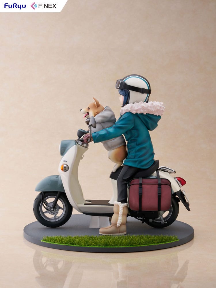 Laid Back Camp F:NEX PVC Statue 1/7 Rin Shima 20 cm