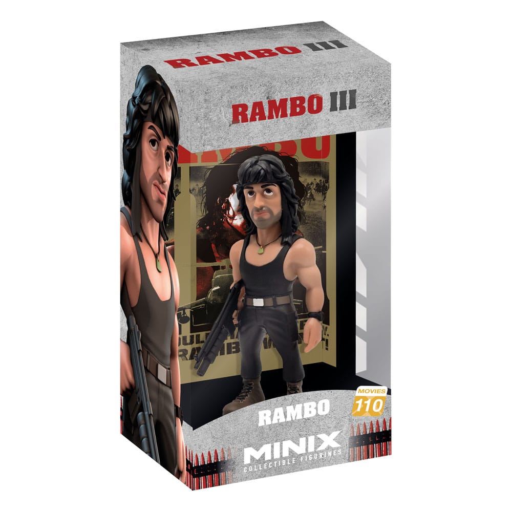 Rambo Minix Figure Rambo with T-Shirt / Rambo  with bow 12 cm