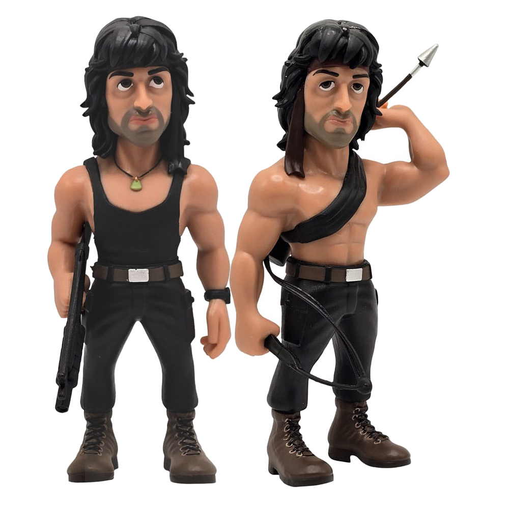 Rambo Minix Figure Rambo with T-Shirt / Rambo  with bow 12 cm